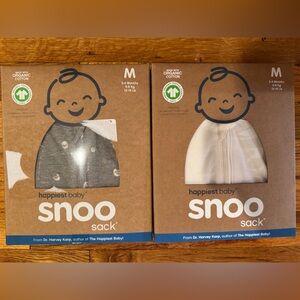 Happiest Baby Snoo Sack - Gray and White Size M (2-4 months)